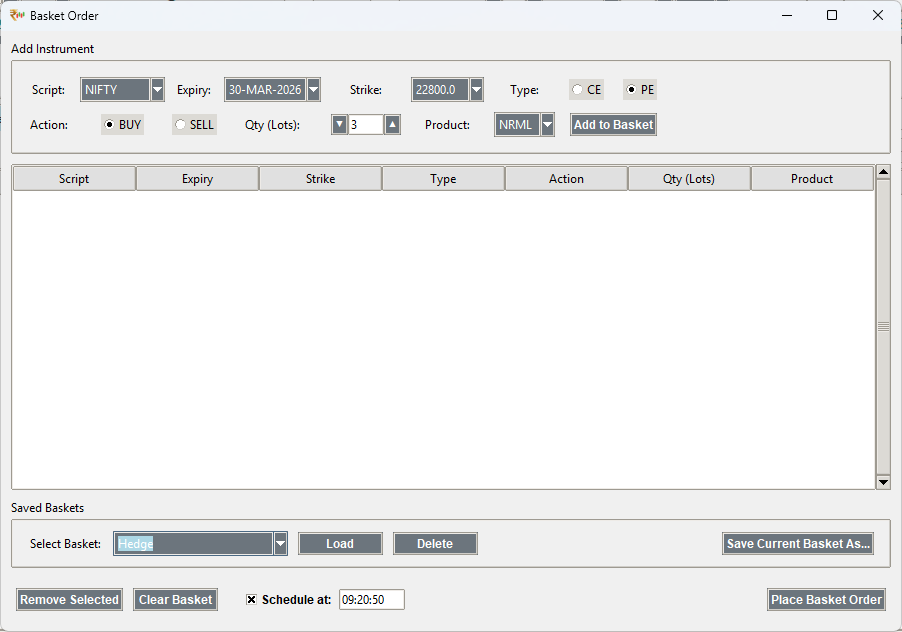 API Setup Placeholder