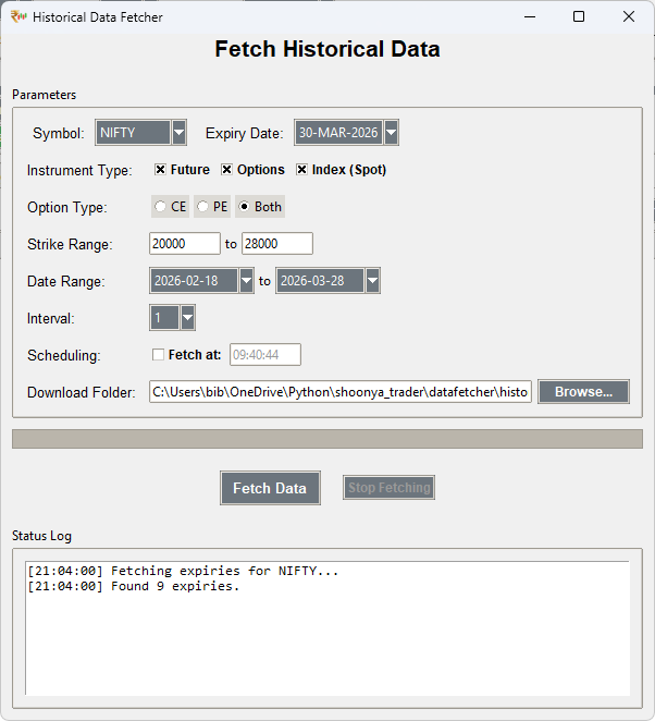 Data Fetcher Tool