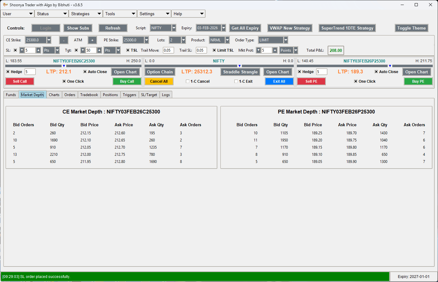 Market Depth and Liquidity