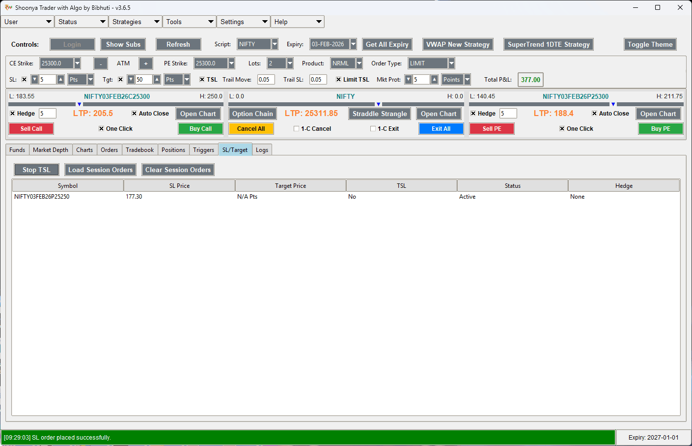 SL and Target Monitoring